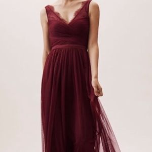 New Hitherto Fleur Dress Bordeaux